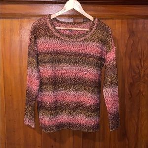 American Eagle AE Striped Marled Sweater S